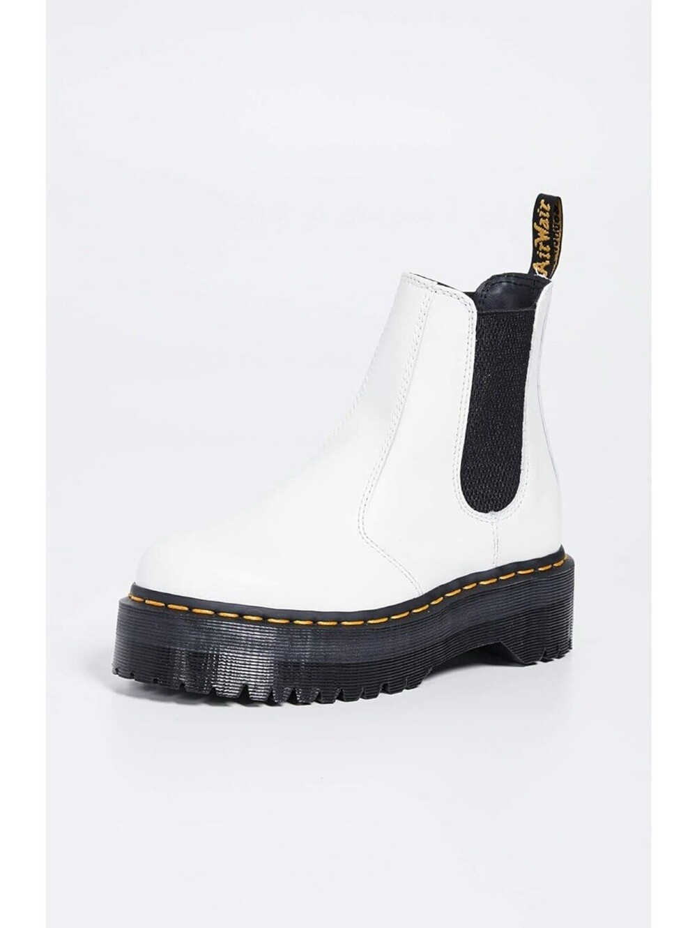 Dr. Martens Unisex-Adult Chelsea Boot 10W/9M. White